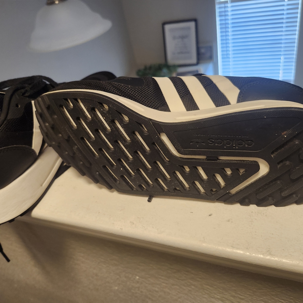 Adidas Black and White Sneakers - Picture 3 of 7